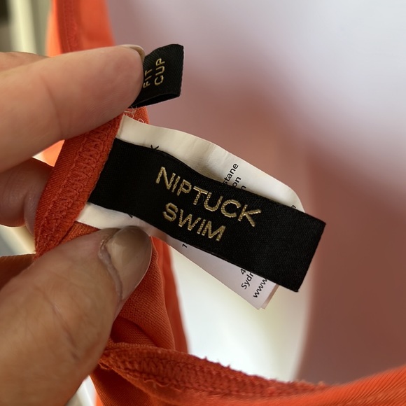 Niptuck swim rust one piece swimsuit size 12 - Picture 5 of 7
